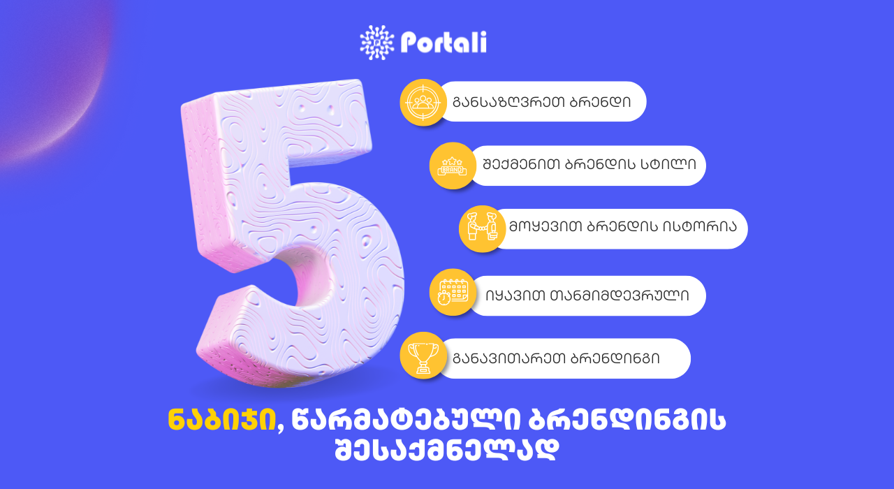 5 ნაბიჯი წარმატებული ბრენდის შესაქმნელად - SEO ოპტიმიზაცია - SEO სააგენტო პორტალი