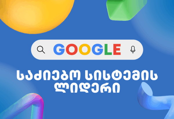 google Google – საძიებო სისტემების ლიდერი - SEO ოპტიმიზაცია - SEO სააგენტო პორტალი