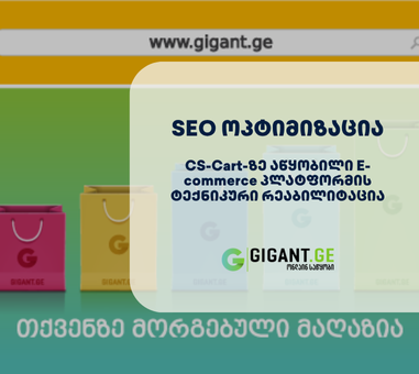 gignat-ge SEO ოპტიმიზაცია - Gigant.ge